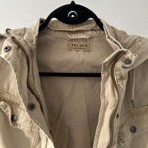 Aritzia Talula Trooper Utility Jacket - Tan